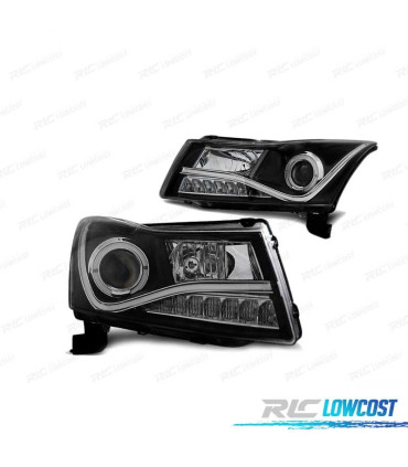 PHARES LED POUR CHEVROLET CRUZE 09-12 NOIR