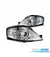 PHARES POUR CITROEN C3 02-09 ANGEL EYES CHROMÉ
