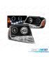 PHARES JEEP GRAND CHEROKEE 99-05 ANGEL EYES DAYLIGHT NOIR