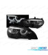 PHARES XENON BMW X5 E70 07-10 ANGEL EYES 3D AFS NOIR