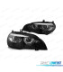 PHARES BMW X5 E70 07-10 ANGEL EYES 3D-DRL NOIR