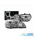 PHARES BMW X5 E70 07-10 ANGEL EYES 3D DRL CHROMÉ