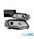 PHARES BMW X5 E53 99-03 ANGEL EYES XENON CHROMÉ