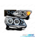 PHARES LED ANGEL EYES BMW E60 E61 03-07 CHROMÉ