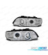 PHARES POUR BMW X5 E53 99-03 ANGEL EYES CHROMÉ