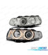 PHARES BMW E38 98-01 H7 H7 ANGEL EYES CHROMÉ