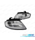 PHARES LED AUDI A4 B8 08-11 TRU DRL XENON CHROMÉ