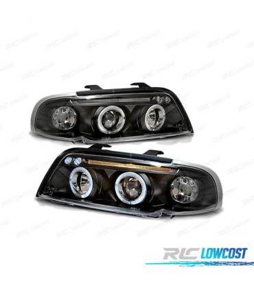 PHARES AUDI A4 94-98 ANGEL EYES FOND NOIR