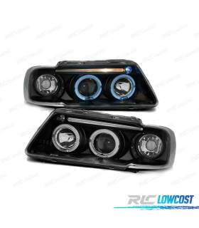 PHARE ANGEL EYES AUDI A3 8L 96-00 NOIR