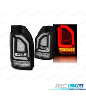 FEUX ARRIÈRE POUR VOLKSWAGEN VW T6 15-19 CLIGNOTANT LED DYNAMIQUE NOIR
