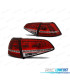 FEUX ARRIÈRE VOLKSWAGEN VW GOLF 7 12-17 LOOK GTI ROUGE