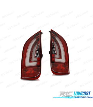 FEUX ARRIÈRE VOLKSWAGEN VW UP! 11- POUR SKODA CITIGO 11- LED BAR ROUGE CLAIR