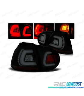 FEUX ARRIÈRE VOLKSWAGEN VW GOLF 5 03-09 LED BAR NOIR FUMÉ