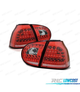FEUX ARRIÈRE POUR VOLKSWAGEN VW GOLF 5 03-09LED ROUGE BLANC