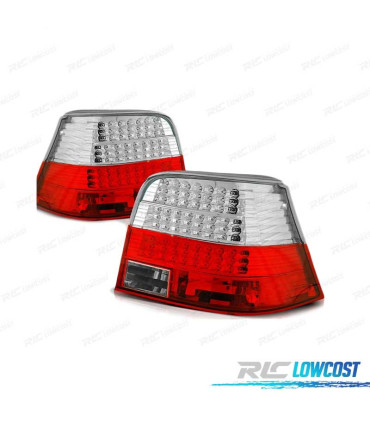 FEUX ARRIÈRE VOLKSWAGEN VW GOLF 4 97-03 LED ROUGE BLANC