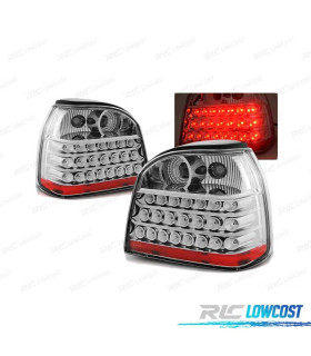 FEUX ARRIÈRE POUR VOLKSWAGEN VW GOLF 3 91-97 LED CHROMÉ