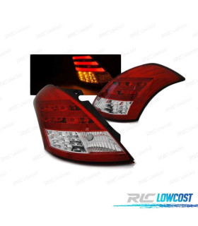 FEUX ARRIÈRE SUZUKI SWIFT 10-17 LED BAR ROUGE BLANC