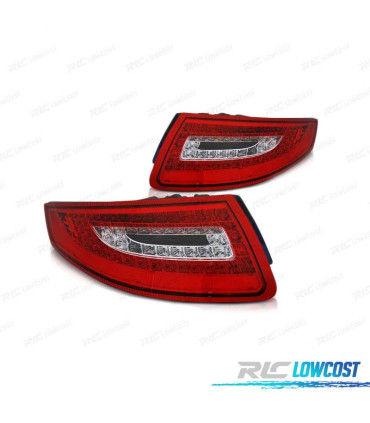FEUX ARRIÈRE POUR PORSCHE 911 997 04-08 LED ROUGE CLAIR