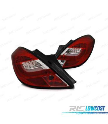 FEUX ARRIÈRE OPEL CORSA D 06-14 LED BAR ROUGE