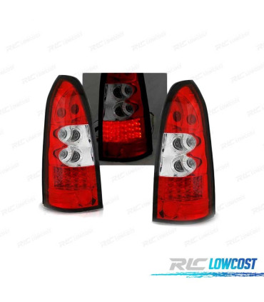 FEUX ARRIÈRE POUR OPEL ASTRA G 97-04 KOMBI LED ROUGE BLANC