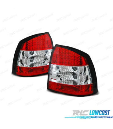 FEUX ARRIÈRE OPEL ASTRA G 97-04 3P 5P LED ROUGE BLANC