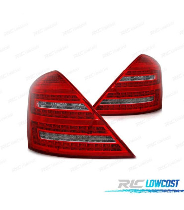 FEUX ARRIÈRE LED MERCEDES W221 05-09 ROUGE CLAIR