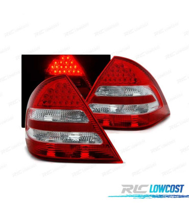 FEUX ARRIÈRE POUR MERCEDES CLASE C W203 04-07 LED ROUGE BLANC