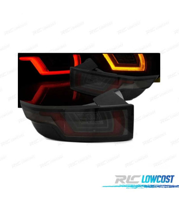 FEUX ARRIÈRE RANGE ROVER EVOQUE 11-18 LED DINAMIQUE FUMÉ NOIR