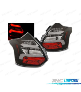FEUX ARRIÈRE FORD FOCUS 3 HATCHBACK 11-14 CLIGNOTANT LED DYNAMIQUES NOIR