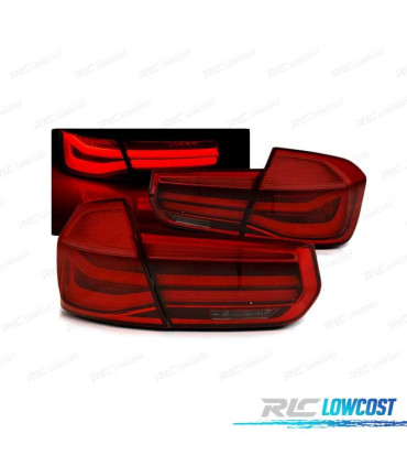 FEUX ARRIÈRE BMW F30 11-15 FULL LED TUBE LIGHT ROUGE