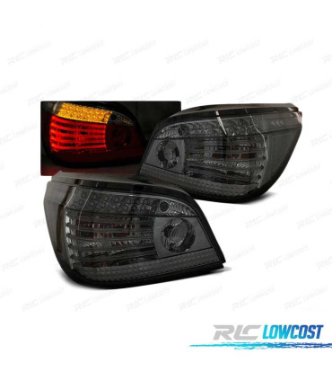 FEUX ARRIÈRE BMW E60 LCI 07-10 DYNAMIQUES AVEC CLIGNOTANT LED FUMÉ