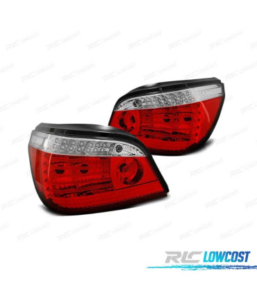 FEUX ARRIÈRE BMW E60 LCI 07-10 ROUGES AVEC CLIGNOTANT LED DYNAMIQUE