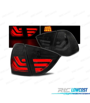 FEUX ARRIÈRE POUR BMW E91 05-08 LED BAR FUMÉ NOIR