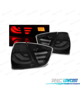 FEUX ARRIÈRE BMW E90 05-08 LED BAR NOIR FUMÉ