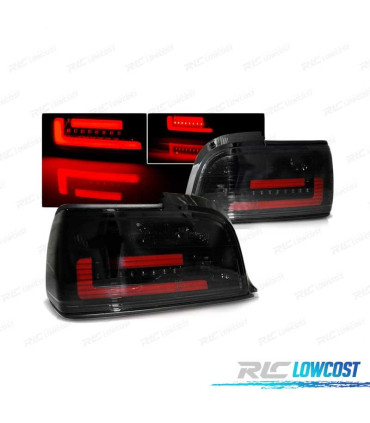 FEUX ARRIÈRE BMW E36 90-99 COUPE CABRIOLET LED BAR FUMÉ