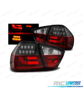 FEUX ARRIÈRE BMW E90 05-08 LED BAR ROUGE BLANC NOIR