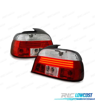FEUX ARRIÈRE POUR BMW SÉRIE 5 E39 LIMOUSINE 95-00 LED ROUGE