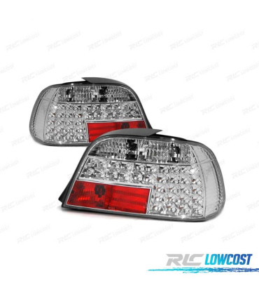 FEUX ARRIÈRE POUR BMW E38 94-01 LED CHROMÉ