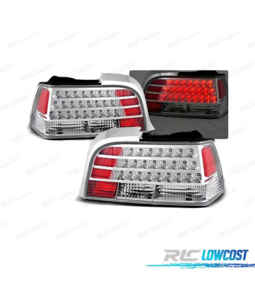 FEUX ARRIÈRE BMW E36 90-99 COUPÉ LED CHROMÉ