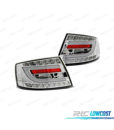 FEUX ARRIÈRE AUDI A6 C6 04-08 BERLINE LED CHROMÉ