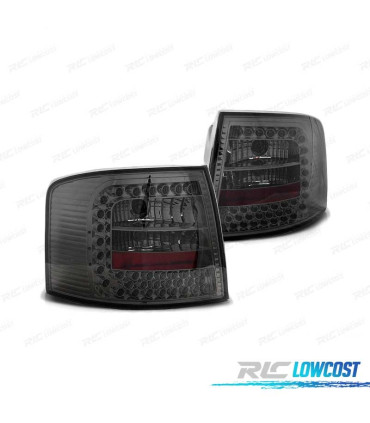FEUX ARRIÈRE POUR AUDI A6 97-04 AVANT LED FUMÉ