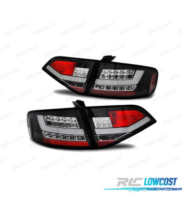 FEUX ARRIÈRE AUDI A4 B8 BERLINE LED BAR 08-11 NOIR