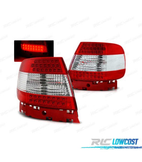 FEUX ARRIÈRE AUDI A4 94-00 LED ROUGE BLANC