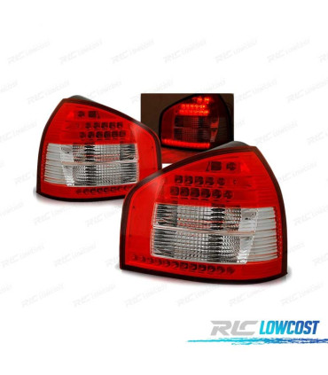 FEUX ARRIÈRE AUDI A3 96-00 LED BLANC ROUGE