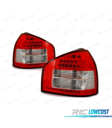 FEUX ARRIÈRE AUDI A3 96-00 LED BLANC ROUGE