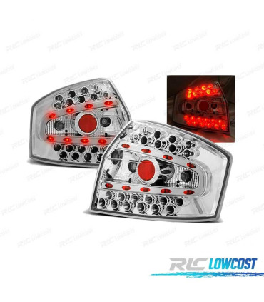 FEUX ARRIÈRE AUDI A4 8E 00-04 BERLINE LED CHROMÉ