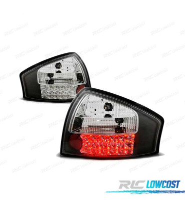 FEUX ARRIÈRE POUR AUDI A6 97-04 LED NOIR