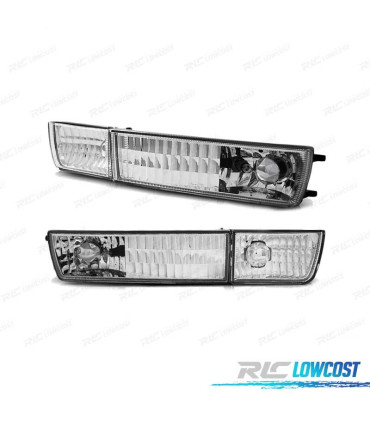 CLIGNOTANTS AVANT VOLKSWAGEN VW GOLF 3 VENTO CHROMÉ PAIR
