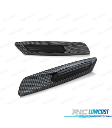 CLIGNOTANTS LATÉRAUX LED BMW LOOK F10 SMOKE CARBON