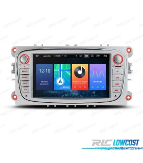 AUTORADIO ANDROID 11 ÉCRAN TACTILE GPS 7" POUR FORD GRIS